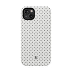 White Polka Dots Phone Case