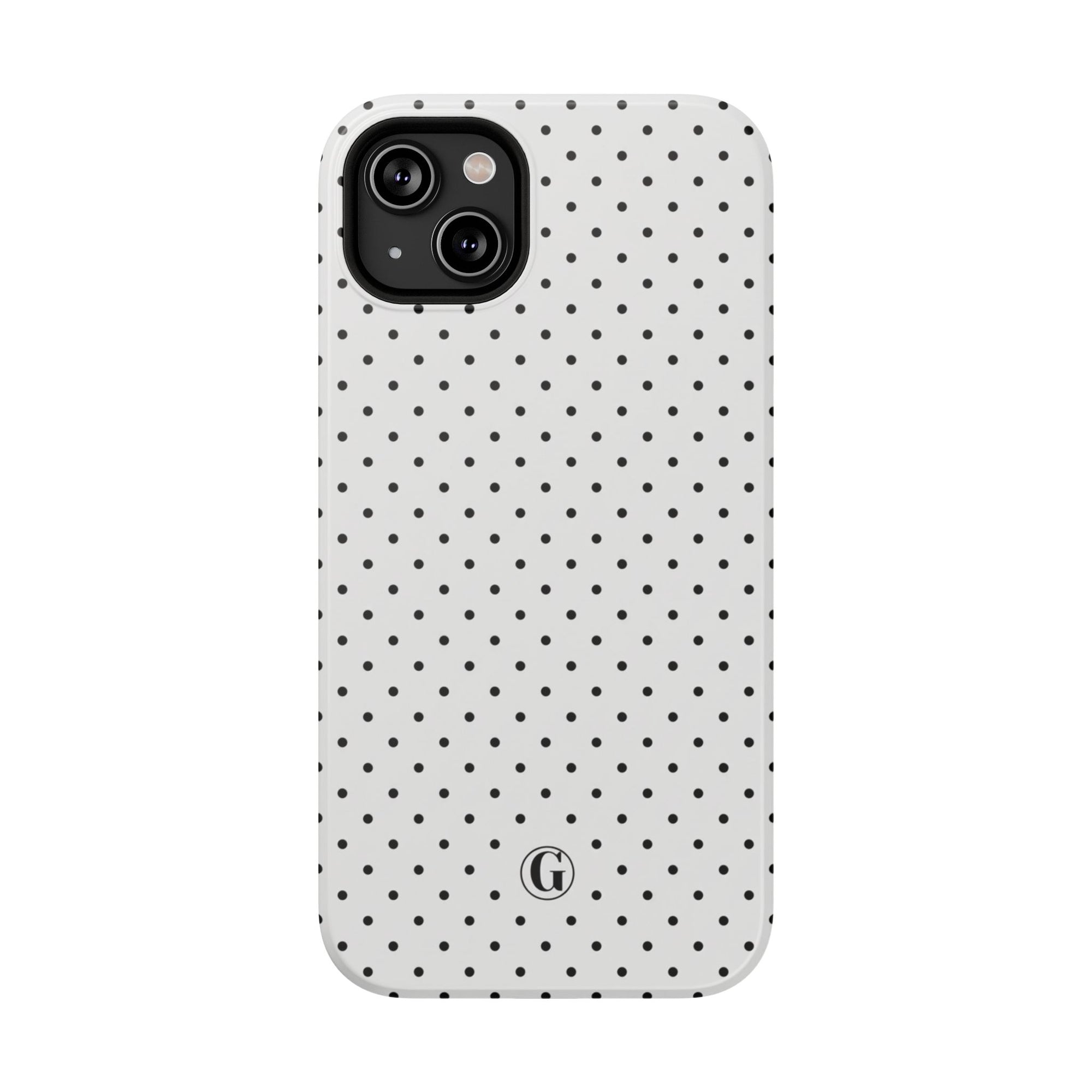 White Polka Dots Phone Case