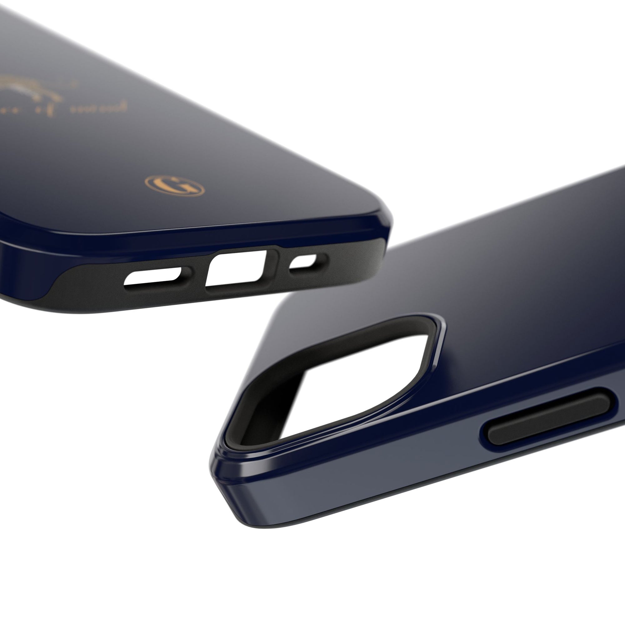 Navy Blue 'Peace of Mind' Panther Phone Case