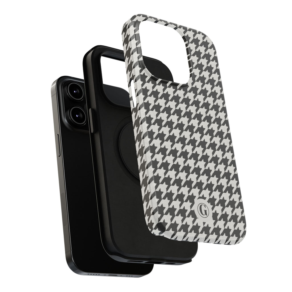 Houndstooth Print Phone Case