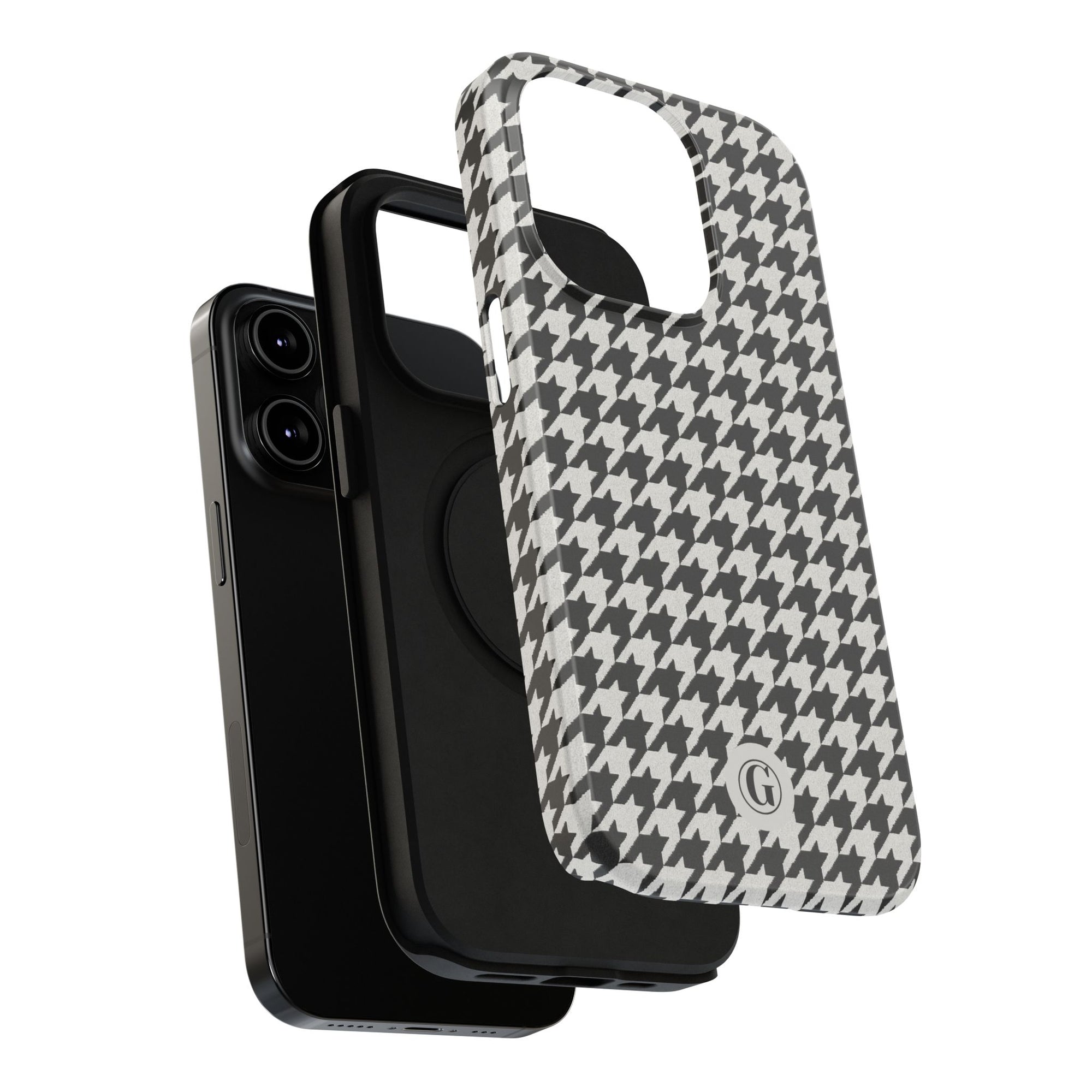 Houndstooth Print Phone Case