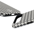 Houndstooth Print Phone Case