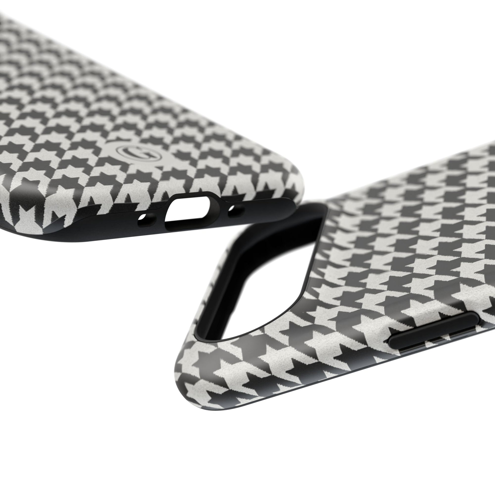 Houndstooth Print Phone Case