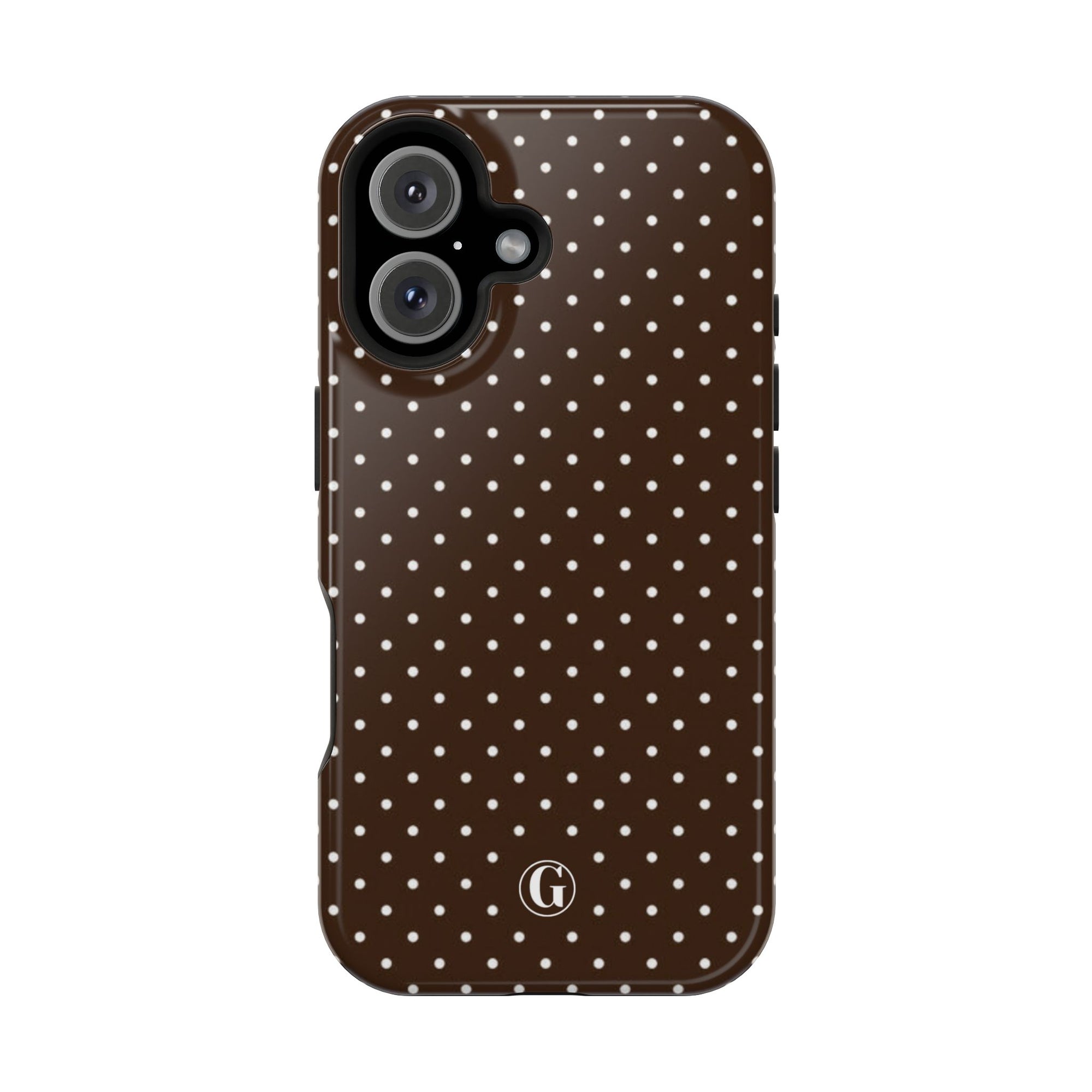 Brown Polka Dots Phone Case