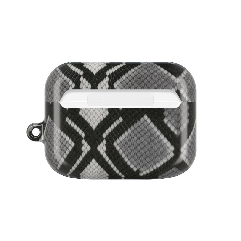 Gray Snakeskin Print AirPod Case