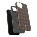 Brown Checkmate Phone Case
