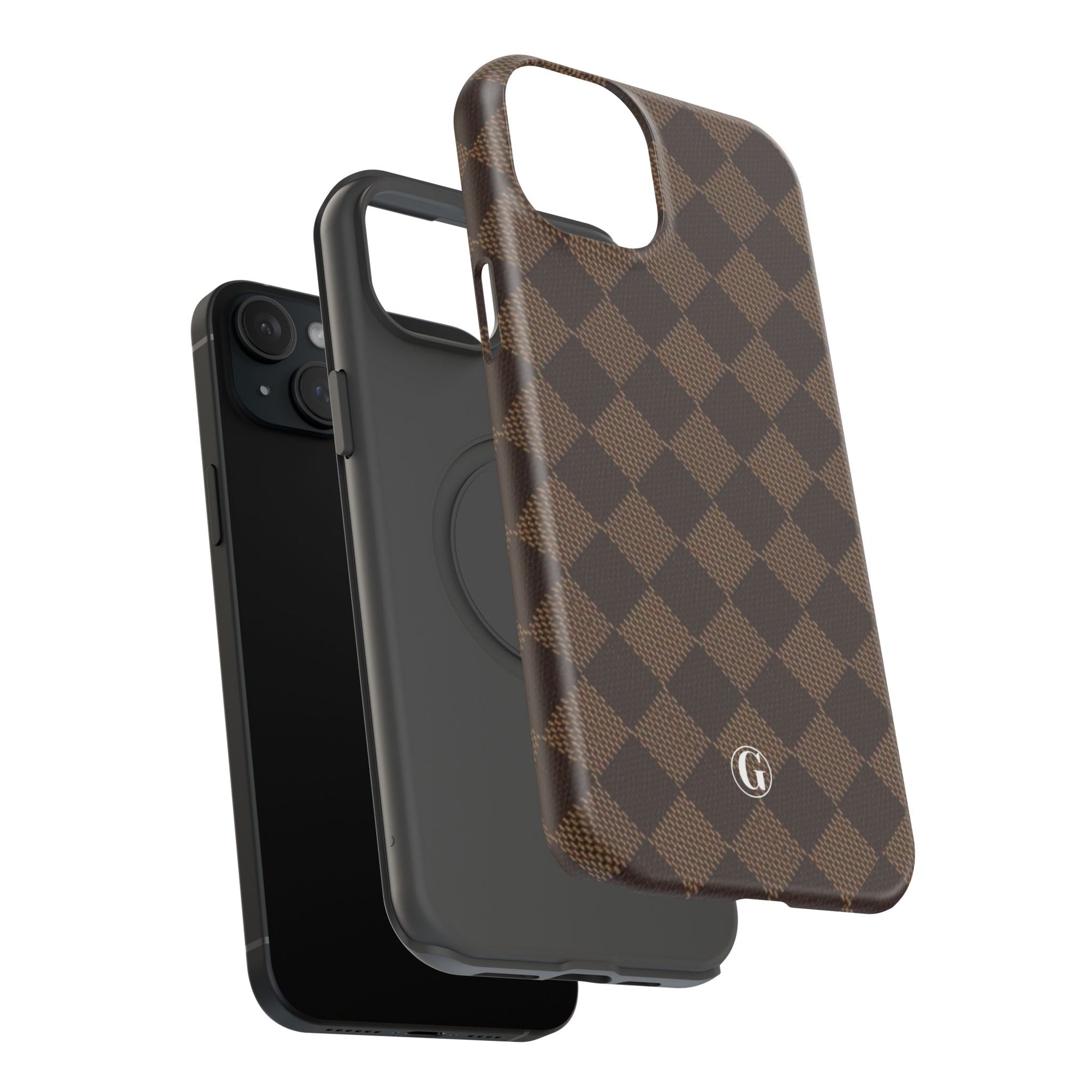 Brown Checkmate Phone Case
