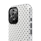 White Polka Dots Phone Case