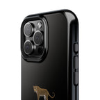 Black 'Peace of Mind' Panther Phone Case