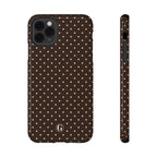 Brown Polka Dots Phone Case