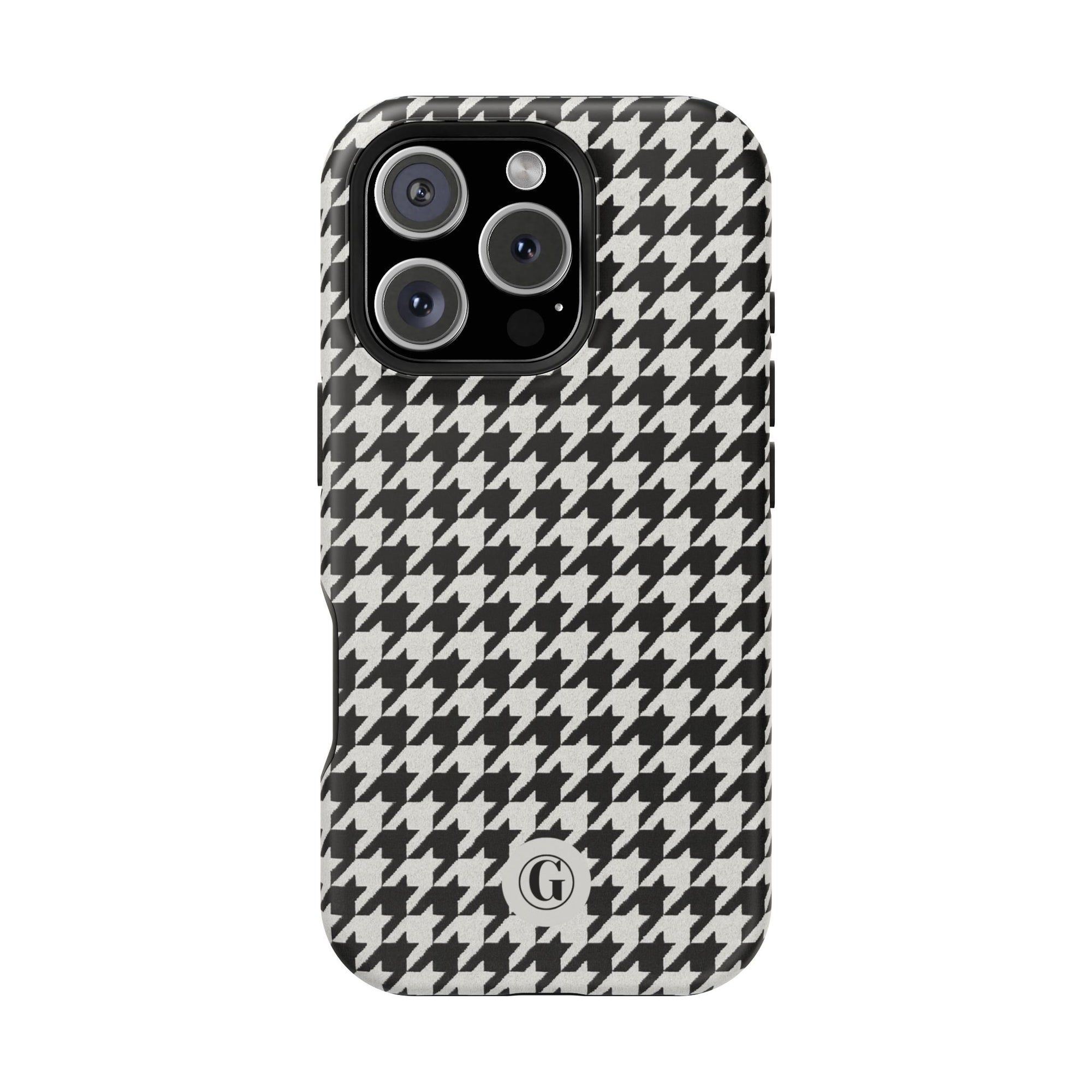 Houndstooth Print Phone Case