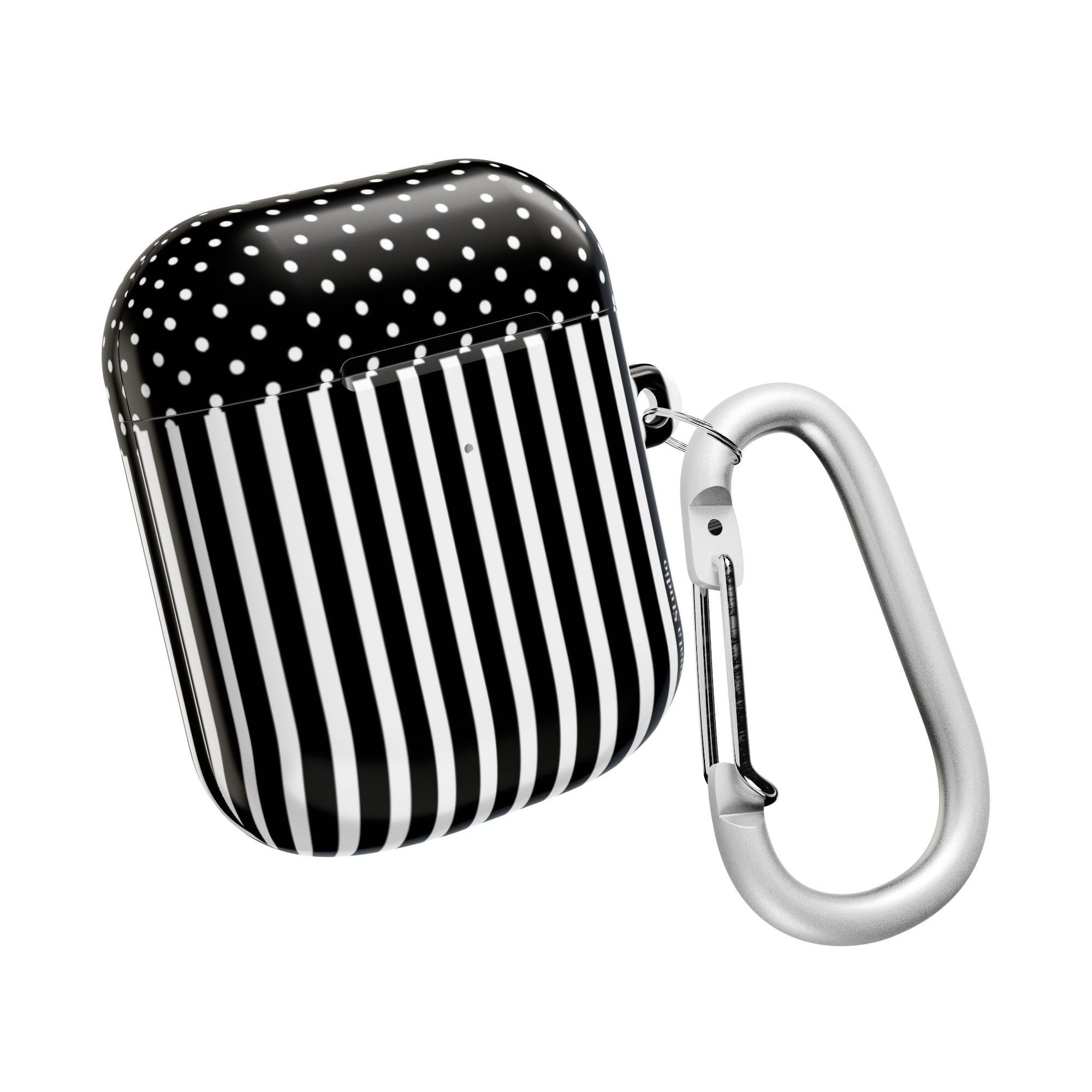 B&W Polka Dots x Stripes AirPod Case