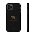 Black 'Peace of Mind' Panther Phone Case